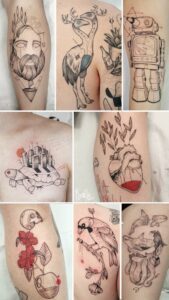 the house of dis aster van raeven V. tattoo